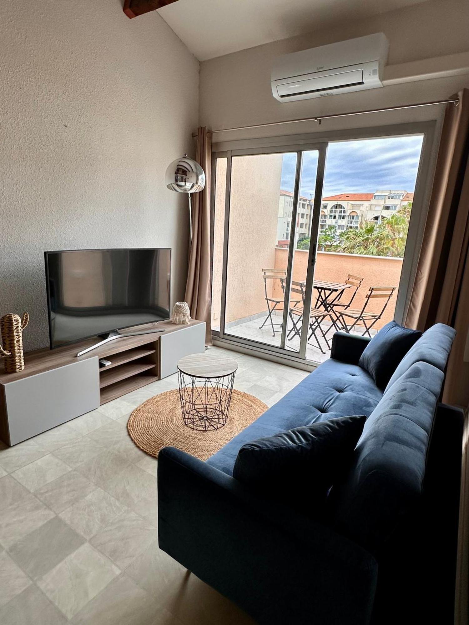 Evasion Setoise - Appartement Avec Balcon Vue Marina, Climatise, Parking - Situe A 200M De La Plage Sète Dış mekan fotoğraf